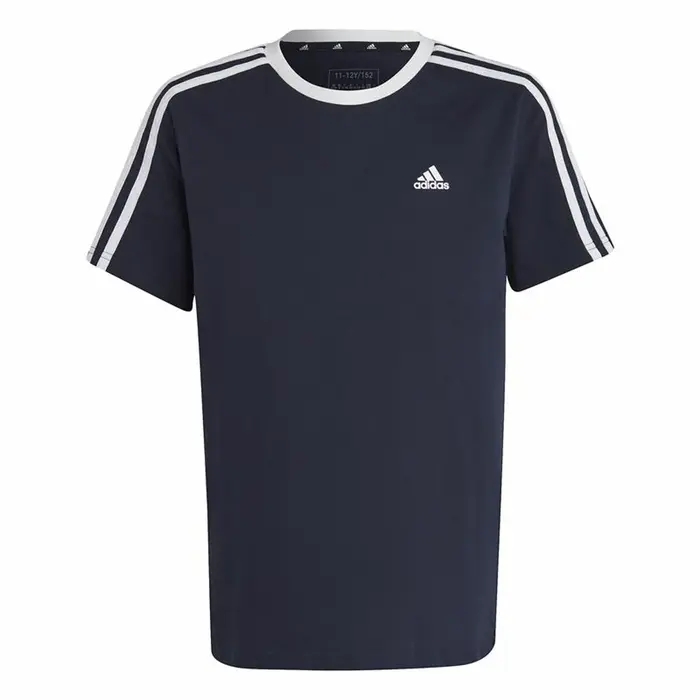 Camisola de Manga Curta Adidas 3S Badge of Sport Preto Desporto | Lazer - nacloset 2