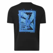 Camisola de Manga Curta Homem Reebok Graphic Series Preto Moda | Acessórios - nacloset 2