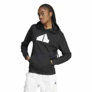 Polar com Capuz Mulher Adidas Fi Bos Preto Moda | Acessórios - nacloset 2