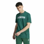 Camisola de Manga Curta Homem Adidas Linear Sj Azeitona S Moda | Acessórios - nacloset 2