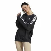 Polar sem Capuz Mulher Adidas 3S Fl Os Swt Preto L/XL Moda | Acessórios - nacloset 2