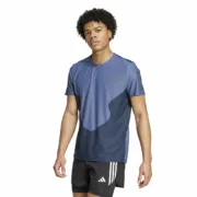 Camisola de Manga Curta Homem Adidas Own The Run Colorblock Desporto | Lazer - nacloset 2