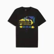 Camisola de Manga Curta Homem Puma Graphics Puma Sports Club Moda | Acessórios - nacloset