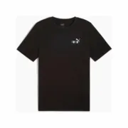 Camisola de Manga Curta Homem Puma Graphics Puma Sports Club Preto Moda | Acessórios - nacloset