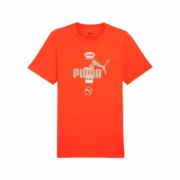 Camisola de Manga Curta Homem Puma Puma Power Graphic Moda | Acessórios - nacloset