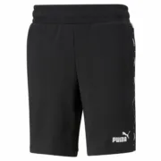 Calças Puma Essentials Tape Woven Preto Calças - nacloset