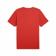 Camisola de Manga Curta Homem Puma Essentials Vermelho Moda | Acessórios - nacloset 2