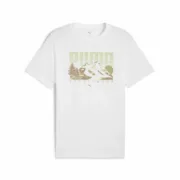 Camisola de Manga Curta Homem Puma Graphics Mountain Tee Moda | Acessórios - nacloset