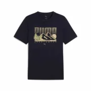 Camisola de Manga Curta Homem Puma Graphics Mountain Tee Moda | Acessórios - nacloset