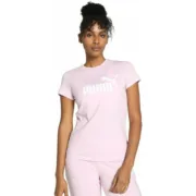 Camisola de Manga Curta Mulher Puma ESS LOGO TEE 586775 60 Cor de Rosa Moda | Acessórios - nacloset