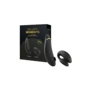 Massageador para Casais Womanizer Dourado Preto Sexshop - nacloset