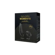 Massageador para Casais Womanizer Dourado Preto Sexshop - nacloset 2