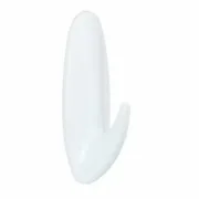 Gancho para pendurar 3M 2,2 Kg Branco Madeira Plástico (1 Unidade) Casa | Jardim - nacloset 2