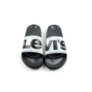 Chinelos para Crianças Levi’s JUNE L VPOL0239S Preto Chinelos e meias de natação - nacloset