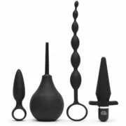 Plug Anal Fifty Shades of Grey Starter Kit Preto Consoladores - nacloset