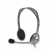 Auriculares com microfone Logitech 981-000271 2 x Jack 1,4 m Preto Cinzento Auriculares Bluetooth - nacloset 2