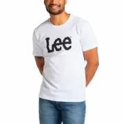 Camisola de Manga Curta Homem Lee Wobbly Logo 2XL Moda | Acessórios - nacloset