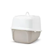 Caixa de Areia para Gatos Savic Branco Café Plástico 48,5 x 46,5 x 66,5 cm (11 Unidades) Animais de Estimação - nacloset 2
