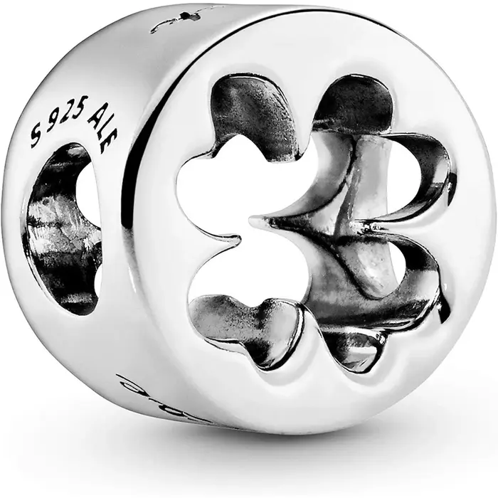Charme feminino Pandora LUCK & COURAGE FOUR-LEAF CLOVER Acessórios de Moda - nacloset 2