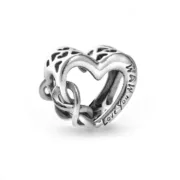 Miçangas femininas Pandora LOVE YOU MUM INFINITY HEART Acessórios de Moda - nacloset