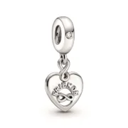 Miçangas femininas Pandora FRIENDS FOREVER HEART Acessórios de Moda - nacloset