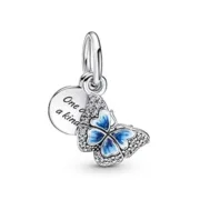 Miçangas femininas Pandora BLUE BUTTERFLY Acessórios de Moda - nacloset