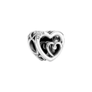 Miçangas femininas Pandora ENTWINED INFINITE HEARTS Acessórios de Moda - nacloset