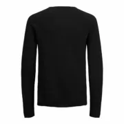 Camisola de Manga Comprida Homem Jack & Jones ehill Knit Preto Desporto | Lazer - nacloset 2