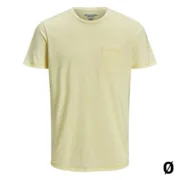 Camisola de Manga Curta Homem Jack & Jones 12171674 FLA Amarelo Moda | Acessórios - nacloset