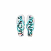 Chinelos para Homem Jack & Jones FWLOGO PALM PRINT 12230642 Cinzento Chinelos e meias de natação - nacloset