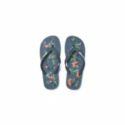 Chinelos para Homem Jack & Jones FWLOGO PALM PRINT 12230642 Azul Marinho Chinelos e meias de natação - nacloset