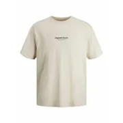 Camisola de Manga Curta Homem Jack & Jones JORVESTERBRO TEE SS 12240121 Bege Moda | Acessórios - nacloset