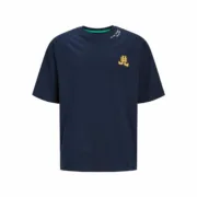 Camisola de Manga Curta Infantil Jack & Jones Jorcole Back Print Azul Marinho Moda | Acessórios - nacloset
