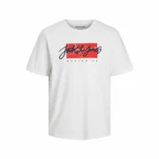 Camisola de Manga Curta Homem Jack & Jones tiley Branco Moda | Acessórios - nacloset
