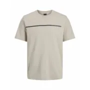 Camisola de Manga Curta Homem Jack & Jones JCOFUSION FULL BRANDING 12273120 Cinzento Moda | Acessórios - nacloset
