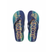 Chinelos para Homem Jack & Jones JFWLOGO 2.0 FLIP FLOP 12251259 Azul Marinho Chinelos e meias de natação - nacloset