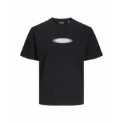Camisola de Manga Curta Homem Jack & Jones JCOPACER BRANDING PRINT 12273880 Preto Moda | Acessórios - nacloset