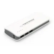 Power Bank Esperanza EMP106WE Branco Cinzento Branco/Cinzento 8000 mAh Eletrónica | Telefones e Tablets - nacloset