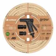 Conjunto de Mangueira com acessórios Cellfast Grow 20 m Poliéster PVC Polietileno Polipropileno Ø 12 mm Bege (20 m) Casa | Jardim - nacloset