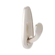 Gancho para pendurar 3M 2,2 Kg Prateado Metalizado Metal Níquel (1 Unidade) Casa | Jardim - nacloset 2