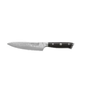 Faca de Cozinha Kohersen Elegance Madeira Lâminas de aço inoxidável em estilo Damasco Cozinha | Gourmet - nacloset