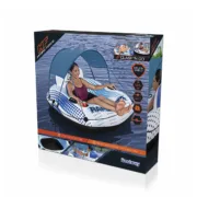 Bestway Roda Insuflável com Pegas Rapid Rider com Guarda-sol D137cm Praia e Piscina 43725 Desporto | Lazer - nacloset 2