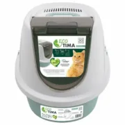 Caixa de Areia para Gatos MPETS Verde Plástico reciclado Animais de Estimação - nacloset 2