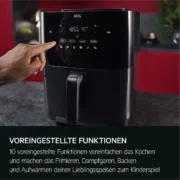 Fritadeira de Ar AEG AAF7SB Preto 1700 W 6,9 l Cozinha | Gourmet - nacloset 2