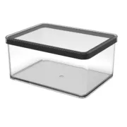 Contentor Rotho Preto Transparente Animais de Estimação - nacloset