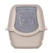 Caixa de Areia para Gatos Diamentiq BAYA Bege Plástico 40 x 38,7 x 55,5 cm Animais de Estimação - nacloset 2