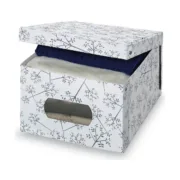 Caixa Multiusos Domopak Living 916060 Branco (39 x 50 x 24 cm) Casa | Jardim - nacloset