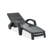 Ligstoel Shaf Ocean Antracite 100 x 74 x 42 cm Casa | Jardim - nacloset 2