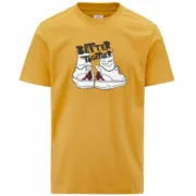 Camisola de Manga Curta Homem Kappa Glabu Tbar Dourado Moda | Acessórios - nacloset