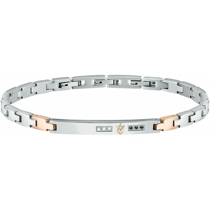 Bracelete masculino Maserati JEWELS W-DIAMOND Aço inoxidável Acessórios de Moda - nacloset 2
